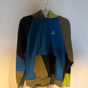 Champion Multicolor Patchwork Hoodie